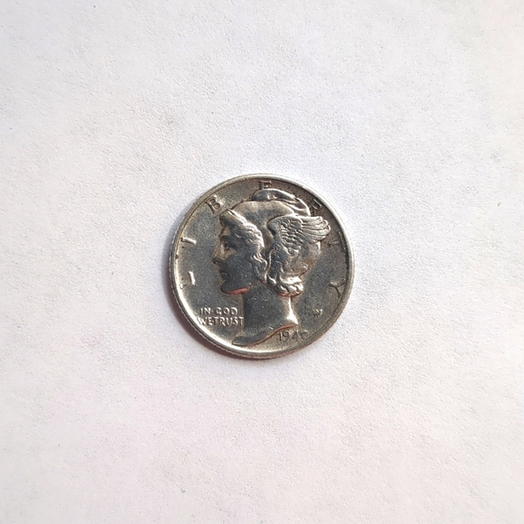 US Silver Mercury Dimes 1940-1945 - Picture 3 of 9